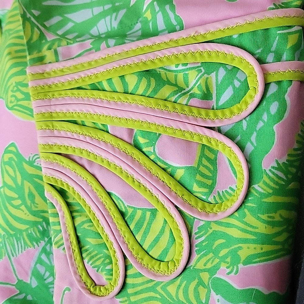 Lilly Pulitzer butterfly and zebra print Mini skirt sz 6 - Picture 7 of 7
